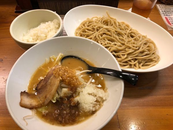 「G郎つけ麺  880円 無料小ライス」@三代目麺処 「まるは」極 船橋店の写真