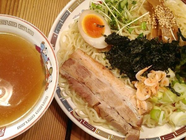 「塩つけそば」@支那そば屋 蘭丸の写真