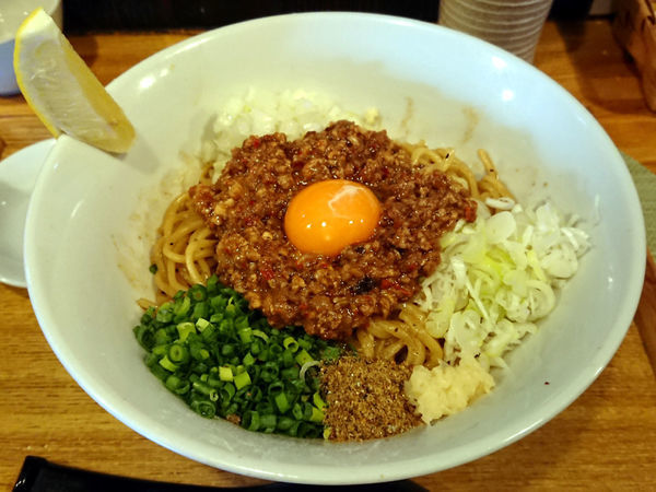 「スパイシーまぜそば」@中華蕎麦 はざまの写真