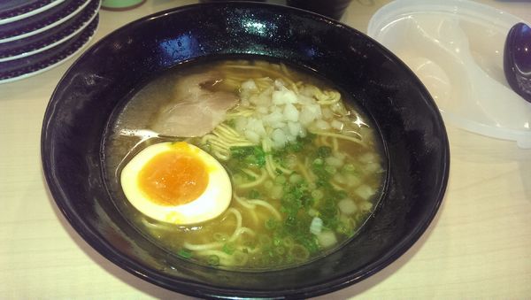 「煮干し中華そば」@はま寿司 新百合ヶ丘駅前店の写真