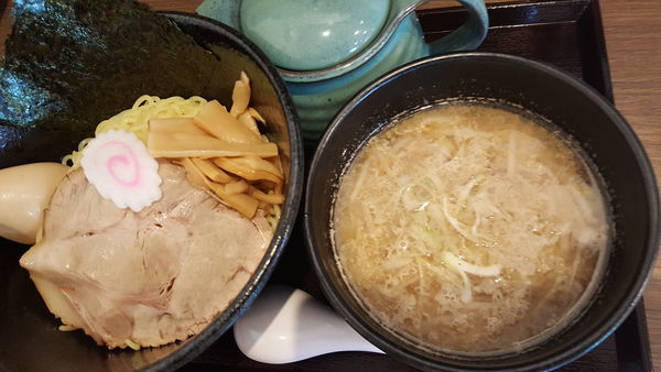 「濃厚醤油つけ麺大盛」@らーめん武まるの写真