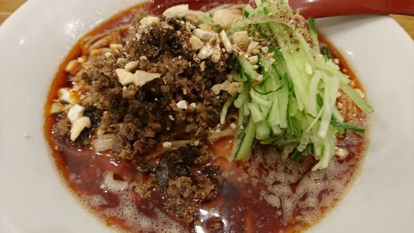 「夏のモミジの冷やしタンタンメン（限定、１５００円）」@麺や 七彩 八丁堀店の写真