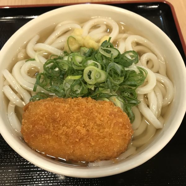 「※あつかけ(¥270)+クラムチャウダーコロッケ(¥110)」@たも屋 有楽町店の写真