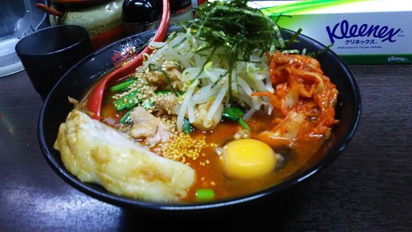 「[限定]キムチ麺　+　チャーシュー」@元祖旨辛系タンメン 荒木屋の写真