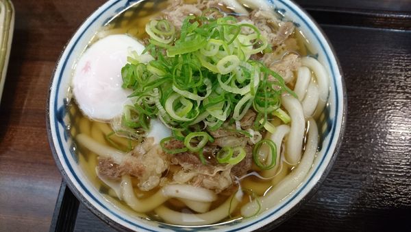 「肉玉うどん」@瀬戸うどん ペルチ土浦店の写真