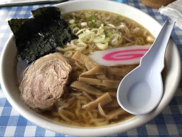 「塩醤油らーめん（大盛）」@青竹手打佐野らーめん こまちゅ屋 館林支店の写真