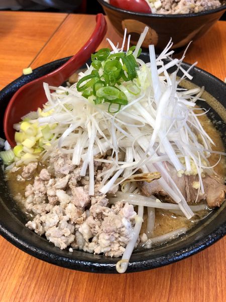 「味噌ガッツ ニンニク多め」@らーめん 味噌ガッツ お花茶屋店の写真