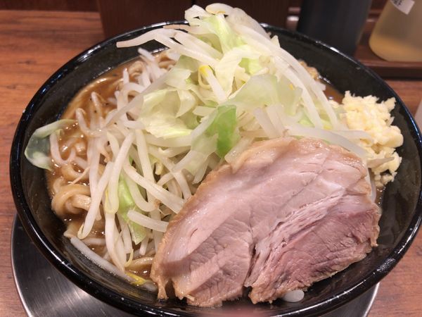 「味噌ラーメン大(880円)ヤサイチョイマシ、ニンニク」@ジャンクガレッジ 大宮2号店の写真