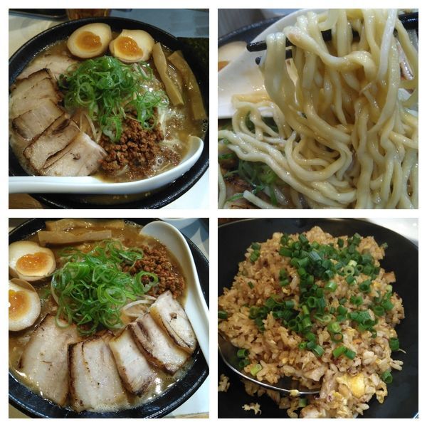 「味噌ラーメン大盛り+チャーハン」@麺屋 扇 SENの写真