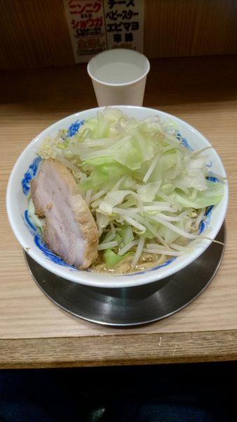 「ラーメン野菜増しニンニクちょいマシ」@ジャンクガレッジ ふじみ野駅前店の写真