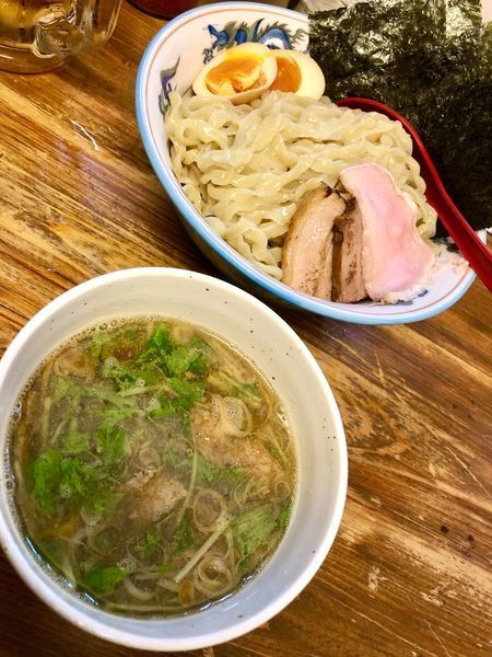 「特つけ煮干 大 ￥1080➕️生ビールおつまみセット￥1000」@くじら食堂の写真