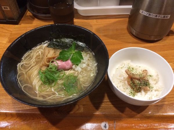 「限定 真烏賊と真鰯の煮干しそば」@麺屋 ひな多の写真