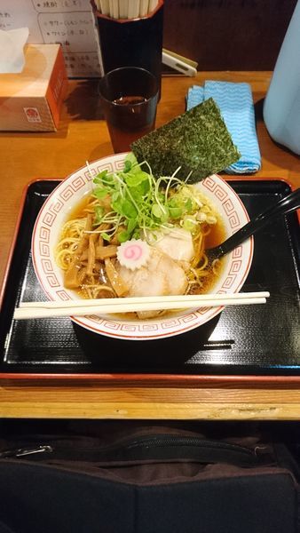 「中華そば熱盛」@汁麺屋 胡座の写真