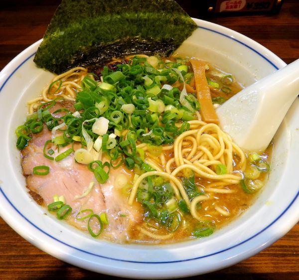 「ねぎ増しそば（850円）」@中華そば むらさき山の写真