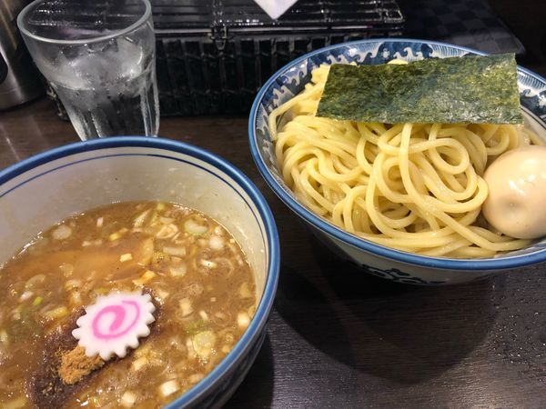 「味玉つけ麺（中盛）850円」@中華そば わた井の写真