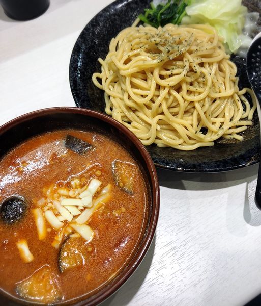 「【9月限定】濃厚トマトつけ麺」@蒙古タンメン 中本 川越店の写真