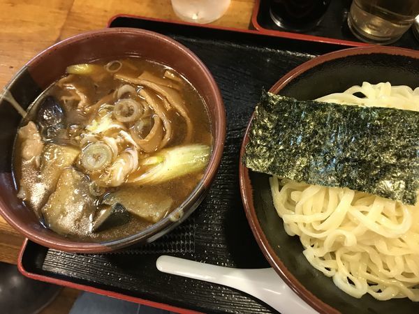 「揚げ茄子つけ麺  750円」@佐野ラーメン たかのの写真