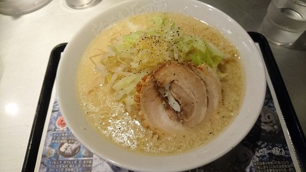 「【限定】嵐げんこつらあめん GHOST・・800円」@らあめん花月嵐 ファブ南大沢店の写真