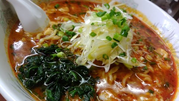 「味噌ドラたんたんめん・辛さドラゴン級800円」@らーめん ドラごんちの写真