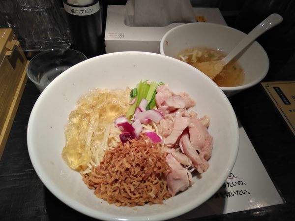 「冷やし油そば」@塩生姜らー麺専門店 MANNISHの写真