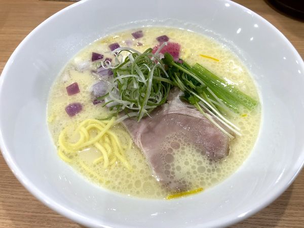 「鶏白湯soba（880円）」@鶏soba 㐂咲の写真