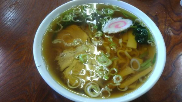 「ラーメン 550円」@湯川食堂の写真