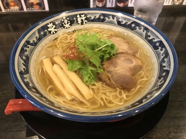 「三河しろたまり」@ラーメン食堂 来楽軒の写真
