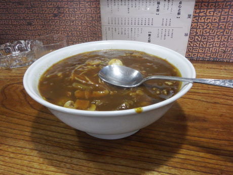 「カレーそば」@阿Q 西那須野店の写真