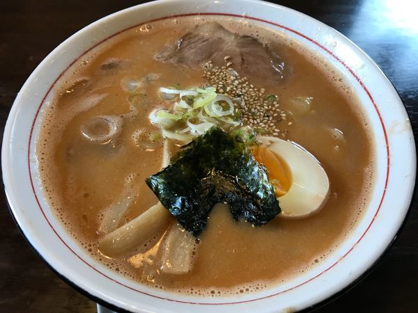 「あっさり海老ラーメン  680円」@麺屋 暁の写真
