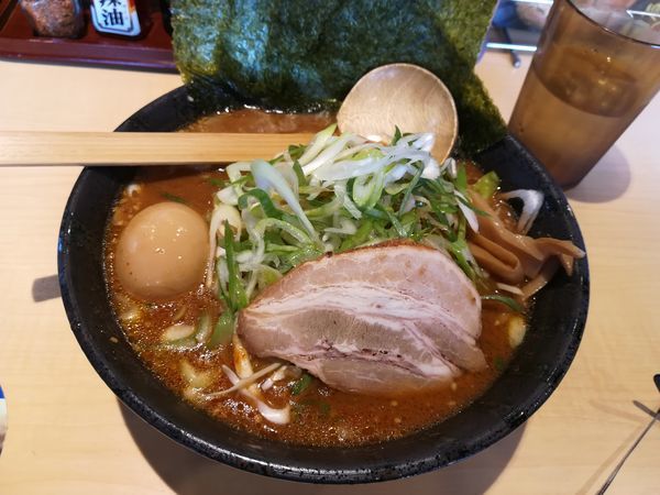 「9/24 赤味噌伝丸ラーメン麺大盛り850円」@伝丸 踊場店の写真