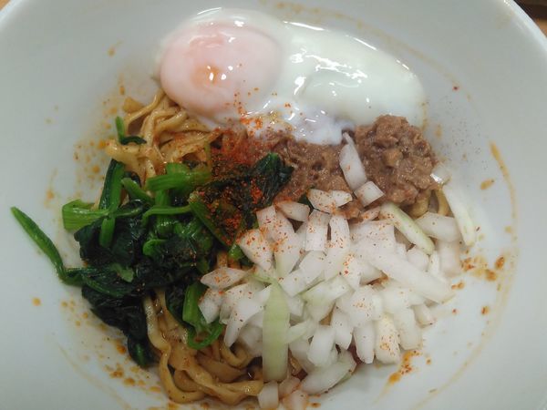 「灼熱まぜそば（旨辛）¥950」@麺蔵 あつおの写真