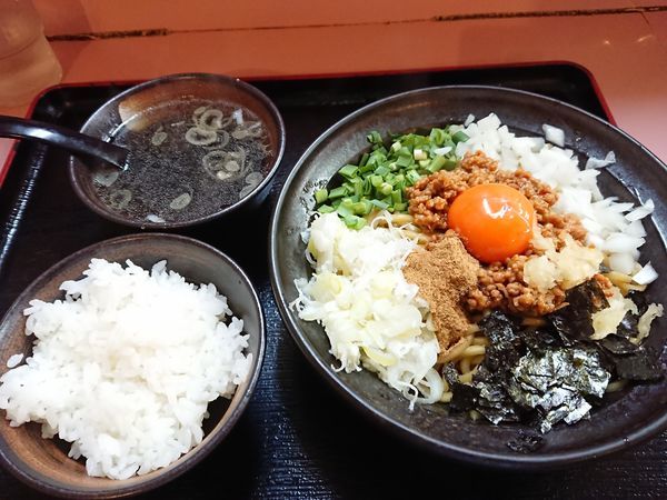 「台湾まぜそば(追い飯・スープ付き)780円」@ラーメン そうすけの写真