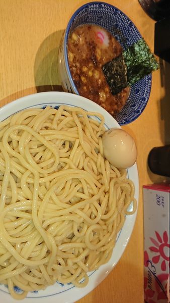 「味玉つけ麺(900円)+特盛(200円)」@くり山の写真