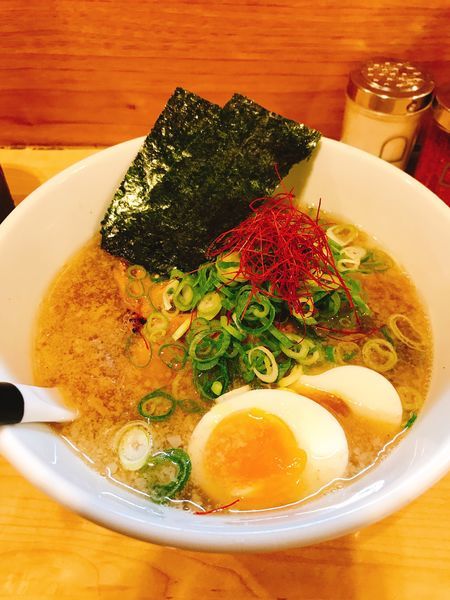 「味玉煮干そば850円」@麺屋Mの写真
