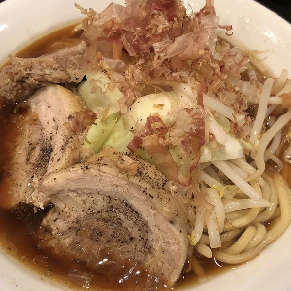 「小ラーメン＋達人の生ビール」@RAMEN401の写真