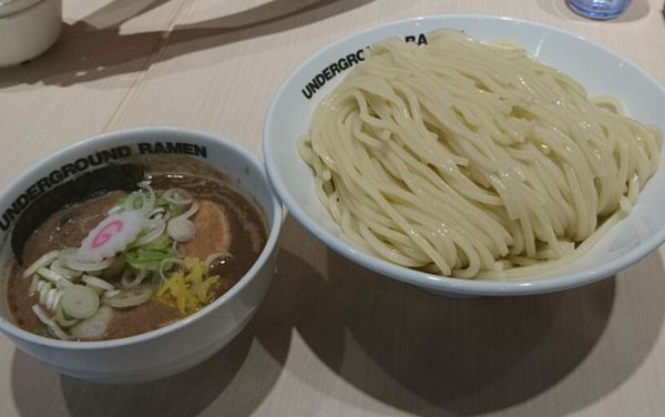 「つけめん(濃厚)」@UNDERGROUND RAMEN 頑者 コクーンシティさいたま新都心店の写真