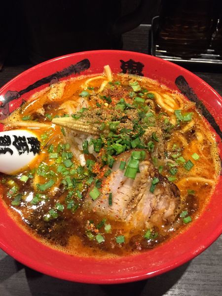 「からしびラーメン」@カラシビ味噌らー麺 鬼金棒の写真