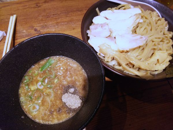 「【数量限定】濃厚煮干つけそば 大盛 950円」@麺屋 美風 戸越銀座店の写真