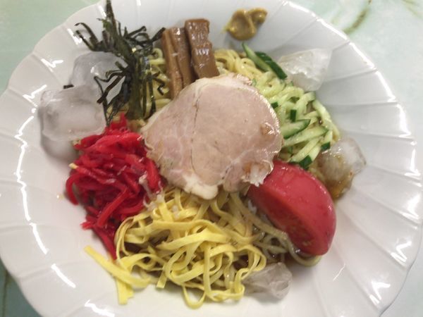「冷やしラーメン600円」@月美食堂の写真