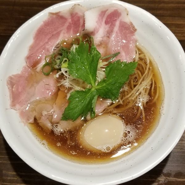 「丸鶏醤油＋味玉　850円」@NOODLE MEISTER 源九 GENKの写真