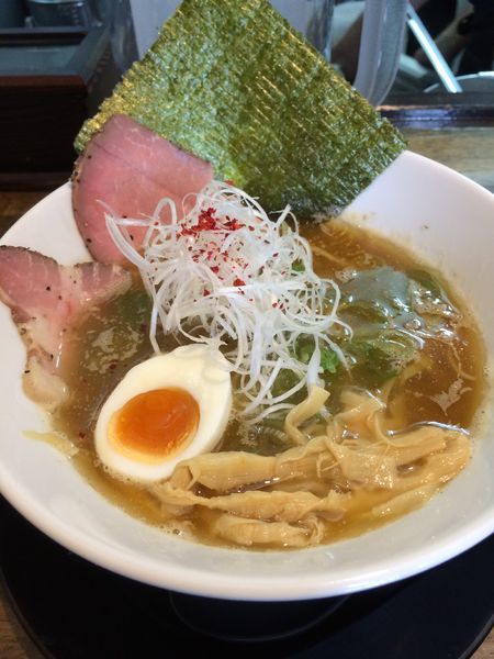 「秋刀魚らーめん」@フカクサ製麺食堂の写真