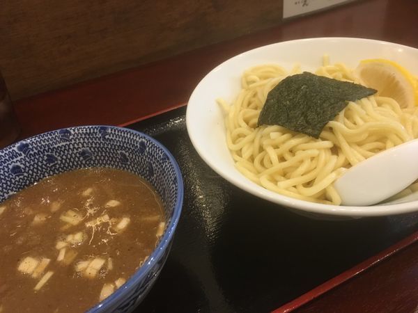 「濃厚煮干しつけめん 大 あつもり」@麺屋 甍の写真
