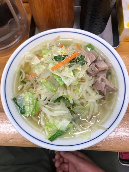 「白タンメン 910円 + 大盛り 150円」@昭和歌謡ショーの写真