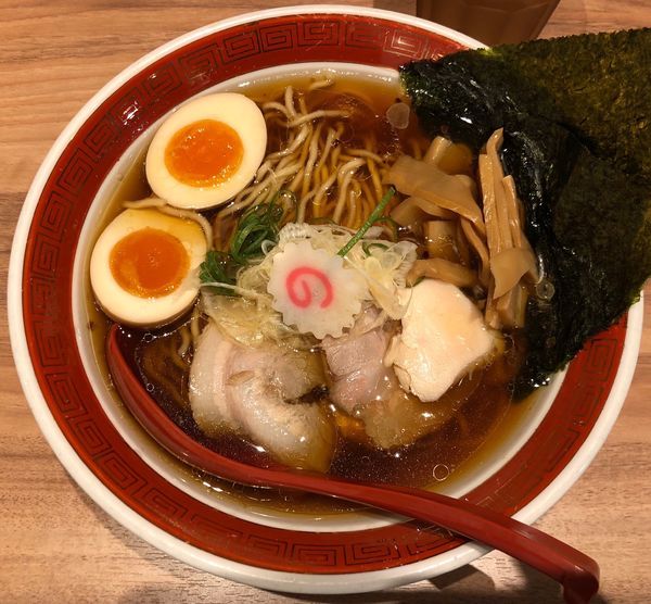 「特製中華そば」@ソラノイロ NIPPONの写真