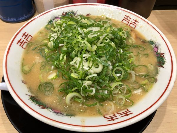 「こってり背脂中華そば」@中華そば 花京 大正店の写真