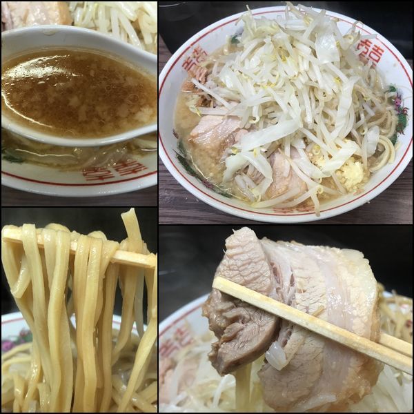 「小ラーメン¥740（麺カタメ・ニンニク）」@ラーメン二郎 横浜関内店の写真