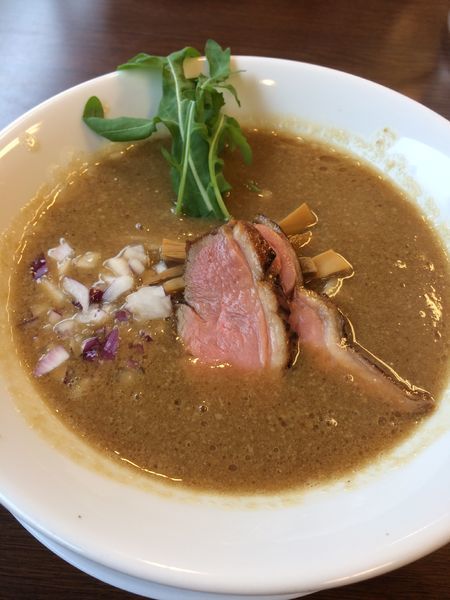 「鴨白湯そば」@麺麓menrokuの写真