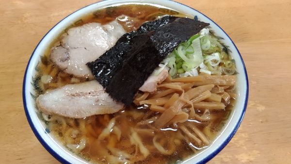 「中華そば（小盛）」@ケンちゃんラーメン 鶴岡店の写真