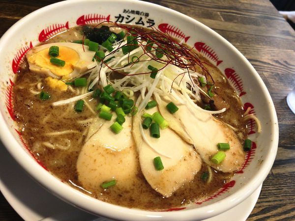「濃厚あら焼鶏白湯そば（大盛）」@あら焼鶏白湯 カシムラの写真