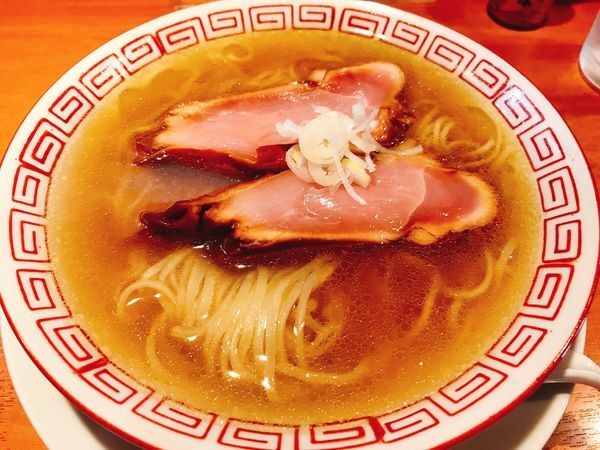 「蟹出汁ラーメン&牛そぼろご飯セット1000円」@食堂酒場 Graciaの写真